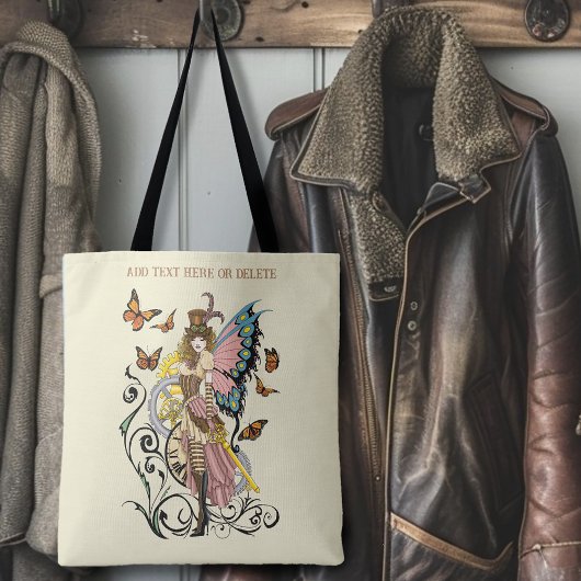 Steampunk Fairy Yellow Clock Gears Tasche