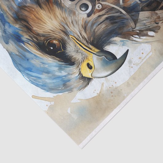 Steampunk Falcon 4 Decoupage Paper Seidenpapier (Ausschnitt)