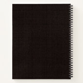 Steampunk Falcon Spiral Notebook Notizblock (Rückseite)