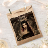 Steampunk Fallen Angel | Dark Art Halloween Geschenktütchen (Ausgeschnitten)