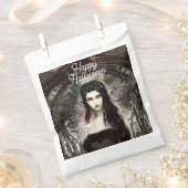 Steampunk Fallen Angel | Dark Art Halloween Geschenktütchen (Ausgeschnitten)