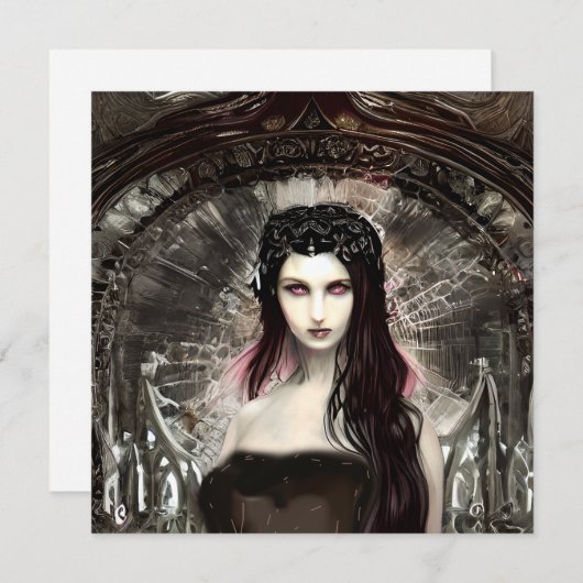 Steampunk Fallen Angel | Dunkle Kunst (Vorne/Hinten)