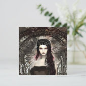 Steampunk Fallen Angel | Dunkle Kunst (Stehend Vorderseite)