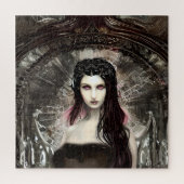 Steampunk Fallen Angel | Dunkle Kunst Puzzle (Vertikal)
