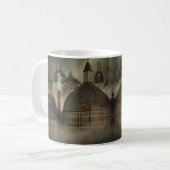 Steampunk Fantasie-Architektur - die Kaffeetasse (Vorderseite Links)