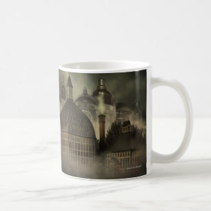 Steampunk Fantasie-Architektur - die Kaffeetasse