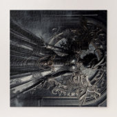 Steampunk-Fantasie-Dunkelheits-Dämonen-Mode Puzzle (Horizontal)