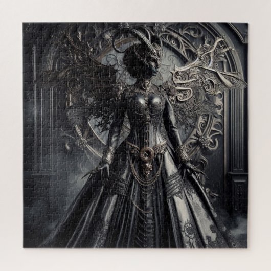 Steampunk-Fantasie-Dunkelheits-Dämonen-Mode Puzzle (Vertikal)