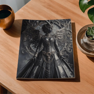 Steampunk-Fantasie-Dunkelheits-Dämonen-Mode Seidenpapier