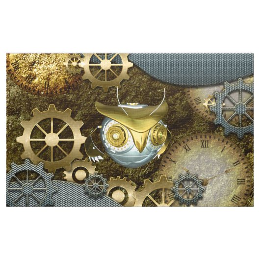 Steampunk, fantastische   mechanische Eule mit Stoff (Yard (91,4 cm))