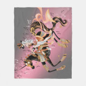 Steampunk Fantasy Art Fleecedecke (Vorderseite)