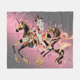 Steampunk Fantasy Art Fleecedecke