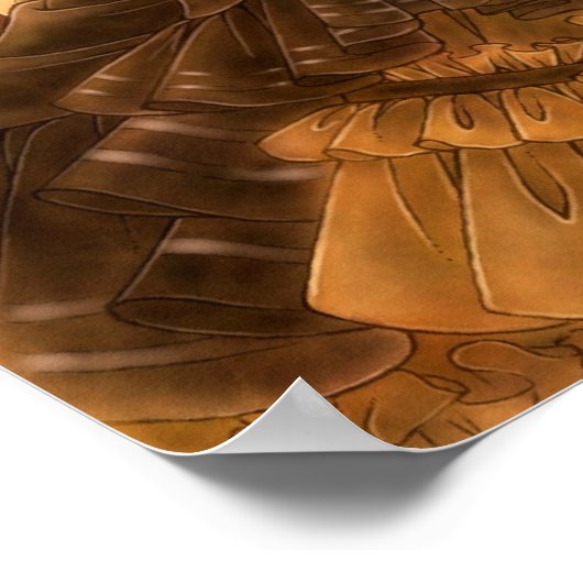 Steampunk Fantasy Art Poster (Ecke)