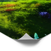 Steampunk Fantasy Bestie im Wald | Art der AI Poster (Ecke)