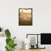 Steampunk Fantasy City Poster (Heimbüro)