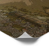 Steampunk Fantasy City Poster (Ecke)