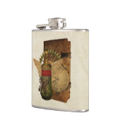 Steampunk Fantasy Collage Flask Flachmann (Links)