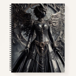 Steampunk Fantasy Darkness Demon Fashion Notizblock