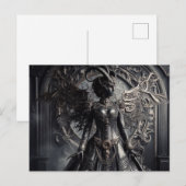 Steampunk Fantasy Darkness Demon Mode Postkarte (Vorne/Hinten)