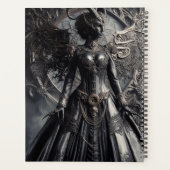 Steampunk-Fantasy-Dunkelheit-Dämonen-Mode Planer (Rückseite)