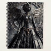 Steampunk-Fantasy-Dunkelheit-Dämonen-Mode Planer (Vorderseite)