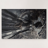 Steampunk-Fantasy-Dunkelheit-Dämonen-Mode Puzzle (Horizontal)