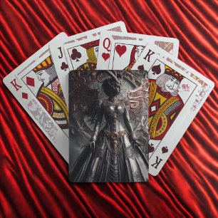 Steampunk-Fantasy-Dunkelheit-Dämonen-Mode Spielkarten