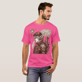 Steampunk Fantasy Elf Art T-Shirt (Vorne ganz)