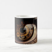 Steampunk Fantasy Hübsch Glitzer Eye Closeup Verwandlungstasse (Mittel)