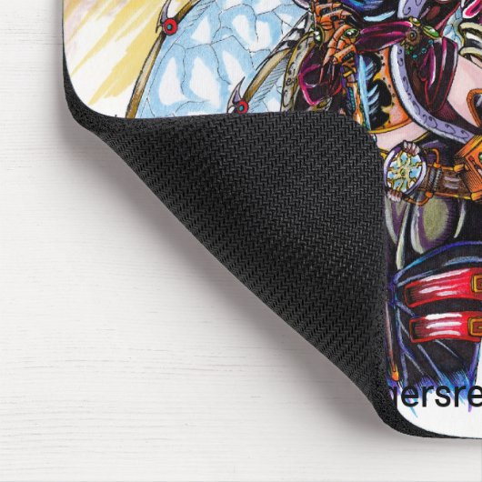 Steampunk Fee Mousepad (Ecke)