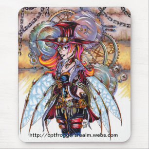 Steampunk Fee Mousepad