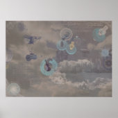 Steampunk Fiddle Strings Poster (Vorne)