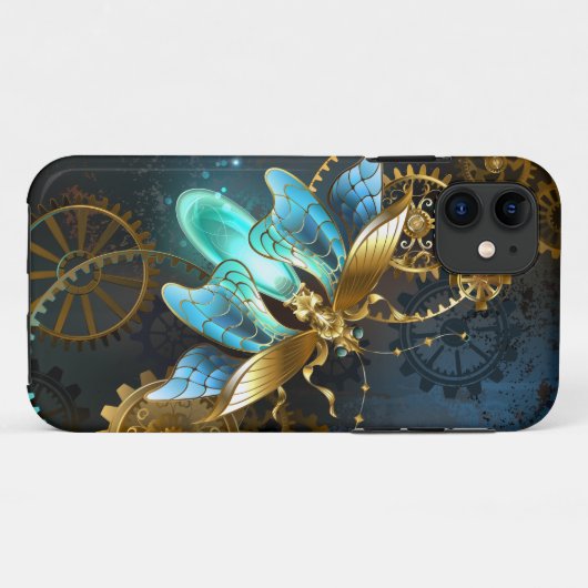 Steampunk Firefly Case-Mate iPhone Hülle (Rückseite (Horizontal))