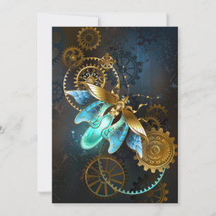 Steampunk Firefly Dankeskarte