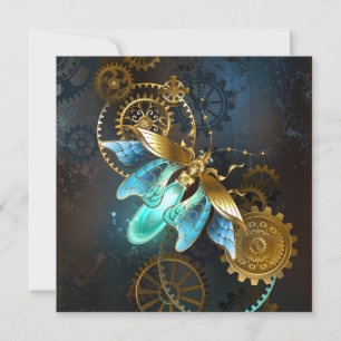 Steampunk Firefly Dankeskarte