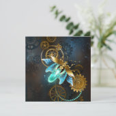 Steampunk Firefly Einladung (Stehend Vorderseite)