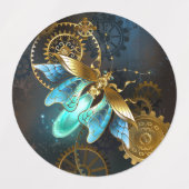 Steampunk Firefly Etiketten (Design 2)