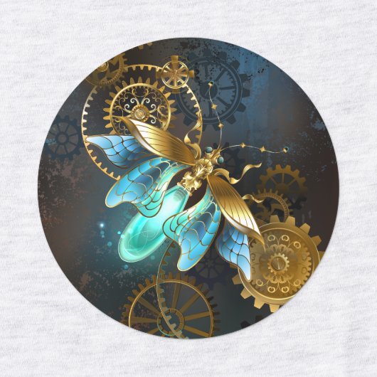 Steampunk Firefly Etiketten (Design 1)