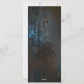 Steampunk Firefly Feiertagskarte (Rückseite)