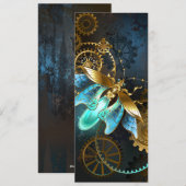 Steampunk Firefly Feiertagskarte (Vorne/Hinten)