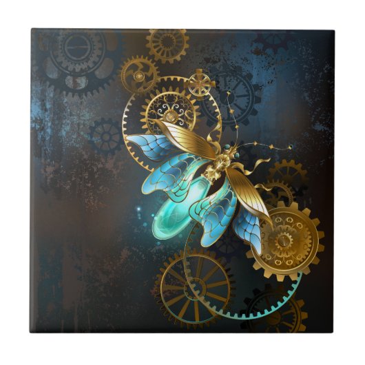 Steampunk Firefly Fliese (Vorderseite)