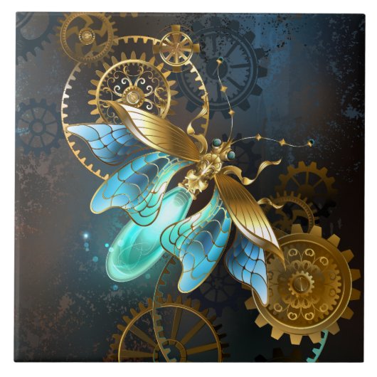 Steampunk Firefly Fliese (Vorderseite)