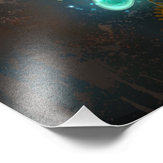 Steampunk Firefly Fotodruck (Ecke)