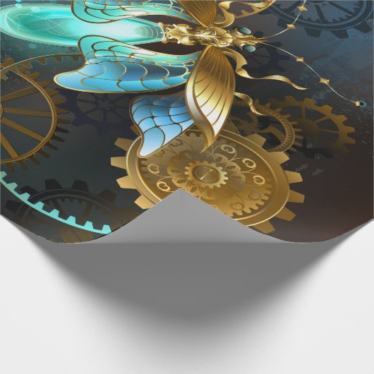 Steampunk Firefly Geschenkpapier (Ecke)