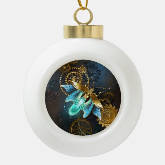 Steampunk Firefly Keramik Kugel-Ornament (Vorderseite)