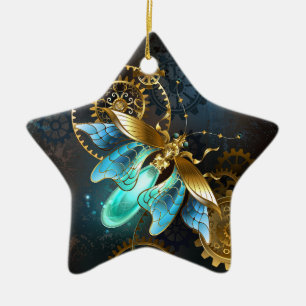 Steampunk Firefly Keramik Ornament