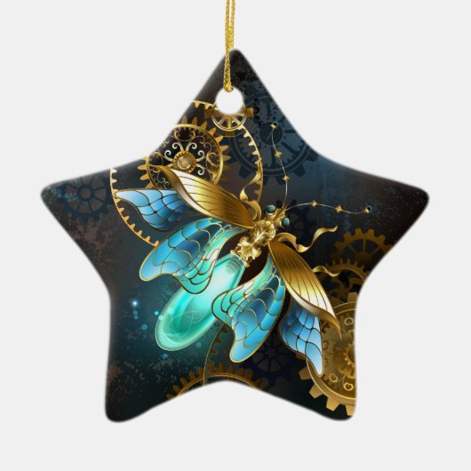 Steampunk Firefly Keramik Ornament (Vorne)
