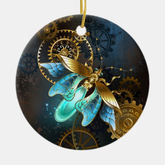 Steampunk Firefly Keramik Ornament (Vorne)