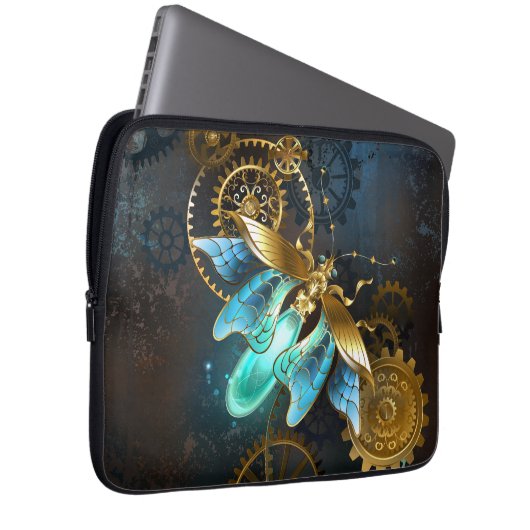 Steampunk Firefly Laptopschutzhülle (Vorne Rechts)