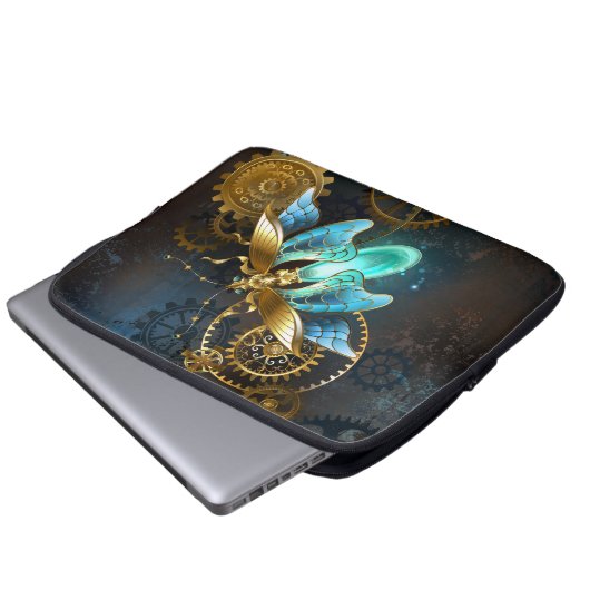 Steampunk Firefly Laptopschutzhülle (Vorne Knopf)